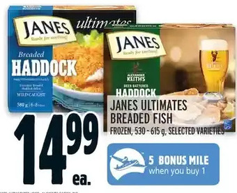 Metro Janes ultimates breaded fish offer
