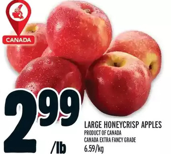 Metro Large honeycrisp apples offer