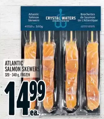 Metro Atlantic salmon skewers offer