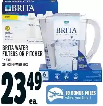 Metro Brita water filters or pitcher offer