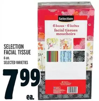 Metro Selection facial tissue offer
