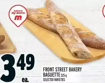Metro Front street bakery baguette offer