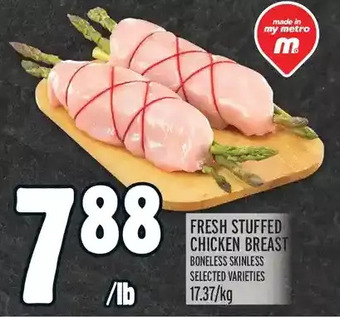 Metro Fresh stuffed chicken breast offer