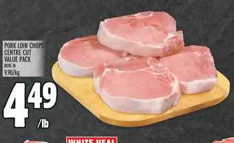 Metro Pork loin chops centre cut value pack offer