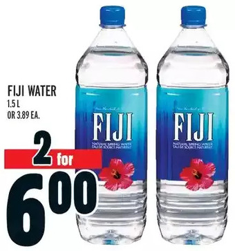Metro Fiji water offer