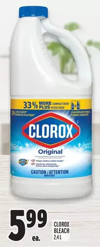 Metro Clorox bleach offer