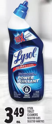 Metro Lysol toilet cleaners offer