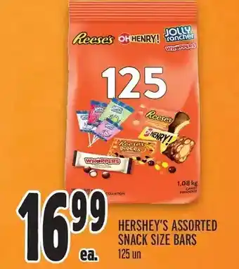Metro Hershey's snack size bars offer