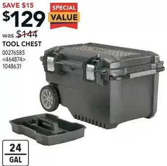 Lowe's Tool chest offer