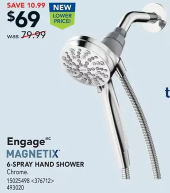 RONA Engage 6-spray hand shower offer