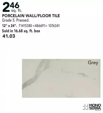 RONA Mono serra porcelain wall/floor tile offer
