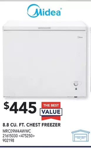 RONA Midea 8.8 cu. ft. chest freezer offer