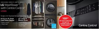 RONA Lg washtower with centre control offer