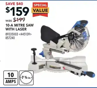 RONA 10-a mitre saw with laser offer