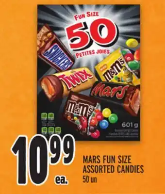 Metro Mars fun size assorted candies offer