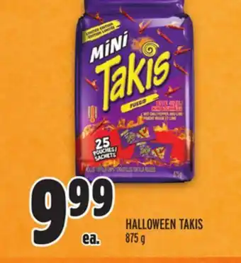 Metro Halloween takis offer
