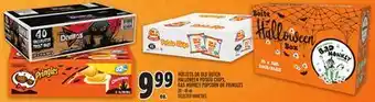 Metro Hostess or old dutch halloween potato chips, bad monkey popcorn or pringles offer