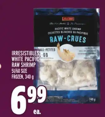 Metro Irresistibles white pacific raw shrimp offer
