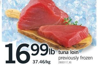 Fortinos Tuna loin offer
