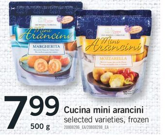 Fortinos Cucina mini arancini, 500 g offer