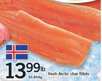 Fortinos Fresh arctic char fillets offer