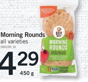 Fortinos Morning rounds, 450 g offer