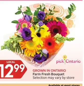 Foodland Farm fresh bouquet grown in ontario offer