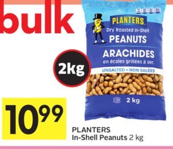 Foodland Planters in-shell peanuts 2 kg offer