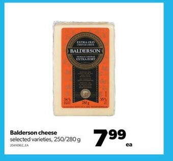 Real Canadian Superstore Balderson cheese, 250/280 g offer