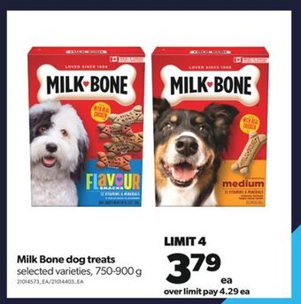 Real Canadian Superstore Milk bone dog treats, 750-900 g offer