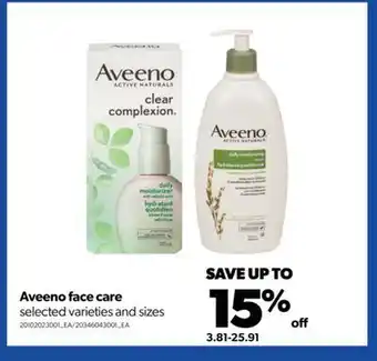 Real Canadian Superstore Aveeno face care offer