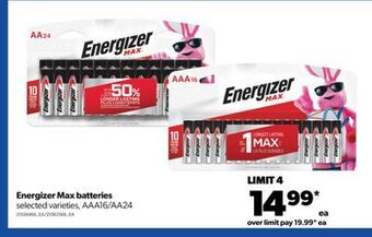 Real Canadian Superstore Energizer max batteries offer