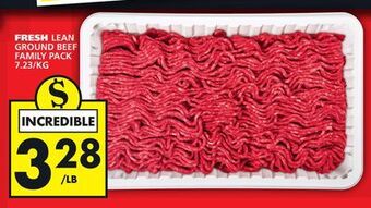 Food Basics Fresh lean ground beef offer