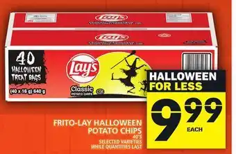 Food Basics Frito-lay halloween potato chips offer