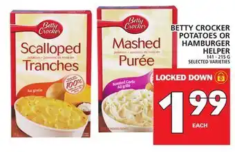 Food Basics Betty crocker potatoes or hamburger helper offer