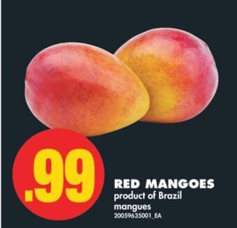 No Frills Red mangoes offer