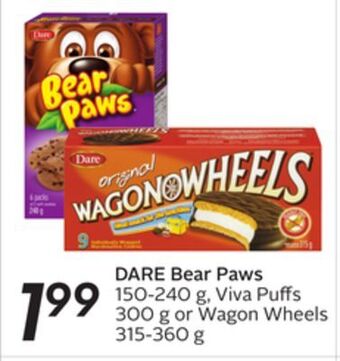 Sobeys Dare bear paws offer