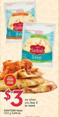 Sobeys Santosh naan offer