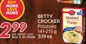 Sobeys Betty crocker potatoes offer