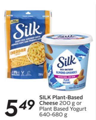 Sobeys Silk plant-based cheese offer