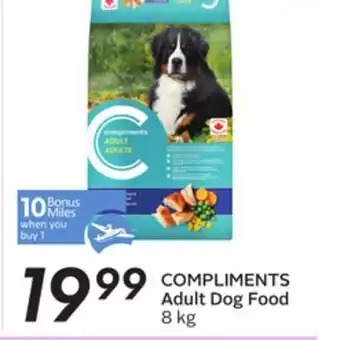Sobeys Compliments adult dog food - 10 air miles® bonus miles offer