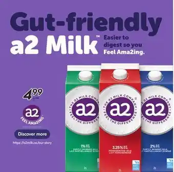 Sobeys A2 milk offer