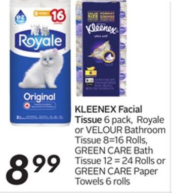 Sobeys Kleenex facial tissue offer