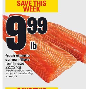 Loblaws Fresh atlantic salmon fillets offer