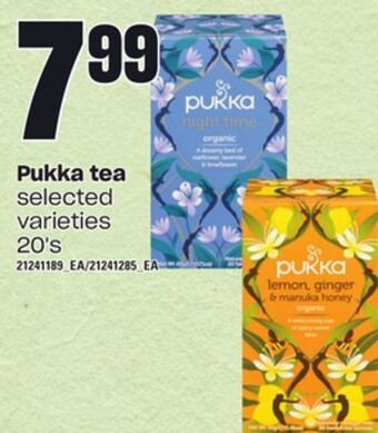 Loblaws Pukka tea, 20's offer