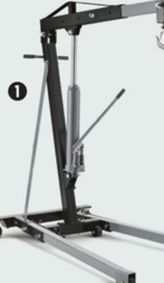 Canadian Tire Maximum 2-ton hydraulic shop crane offer