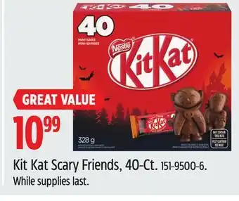 Canadian Tire Nestle kit kat scary friends offer