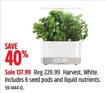 Canadian Tire Scotts harvest, white offer