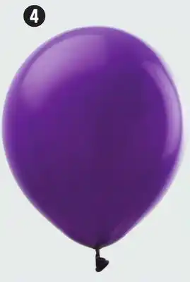 Canadian Tire 12˝ latex balloons, 15-ct offer