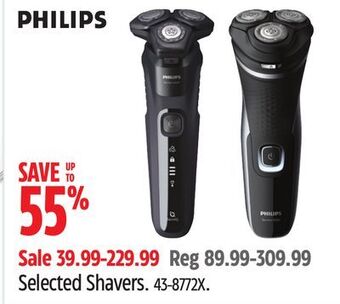 Canadian Tire Philips selected shavers offer